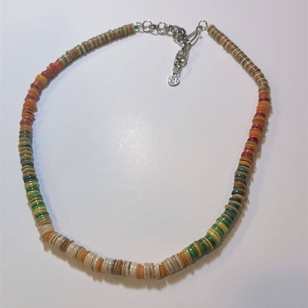 Sassy Jones beaded shell necklace